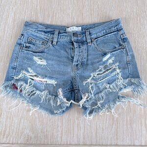 Free People Jean Shorts
